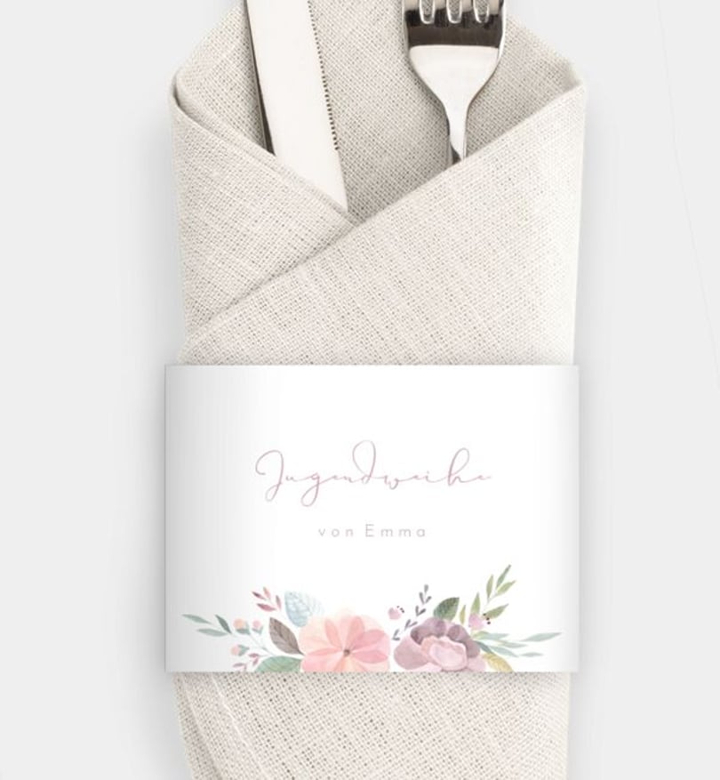 Besteck Servietten-Zubehör jugendweihe/besteck-serviettenzubehoer/occasion Im Garten