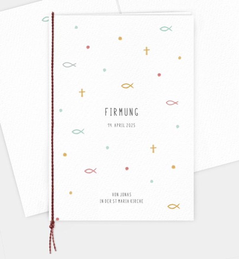 Kirchenheft Firmung Holy Elements