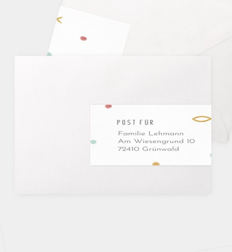 Adressaufkleber Firmung Holy Elements