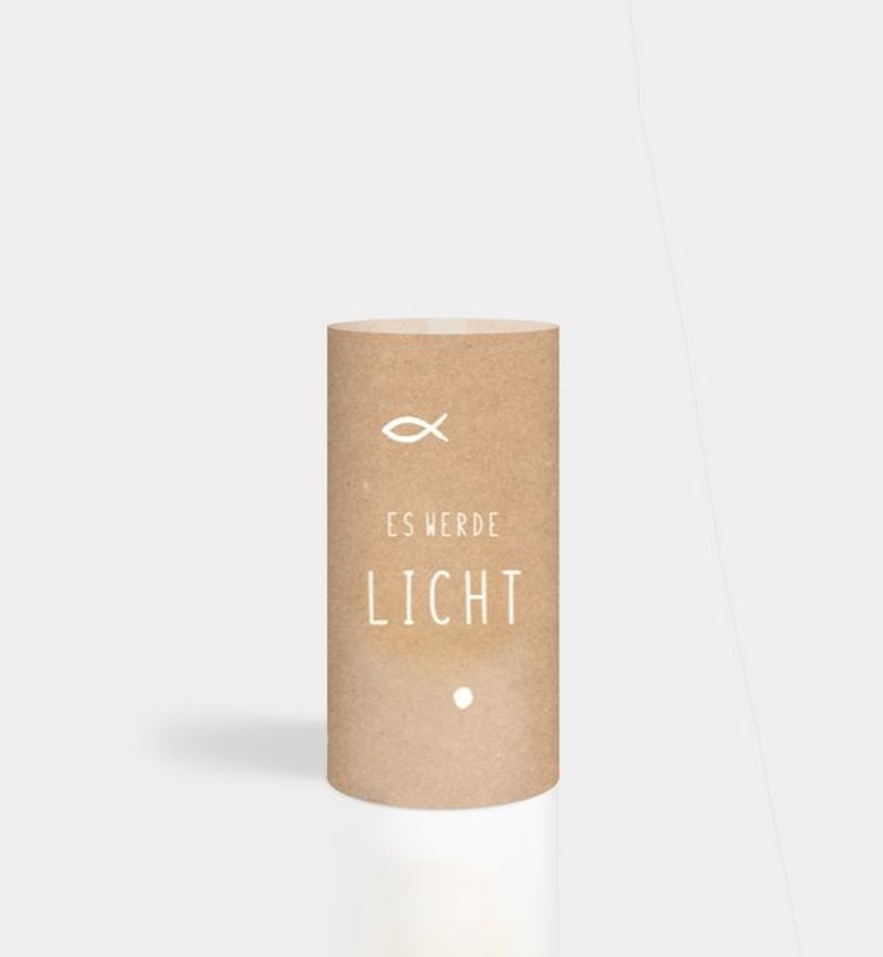Windlichtkarte Kommunion Holy Elements - Crafty