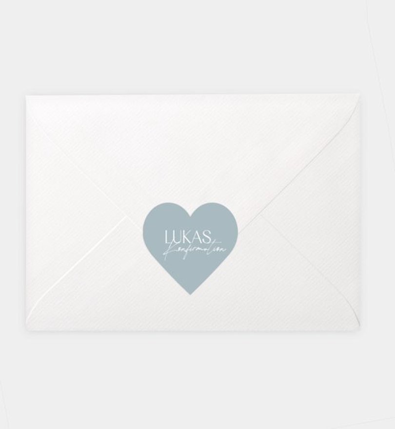 Siegelsticker Konfirmation Konfirmationsbote