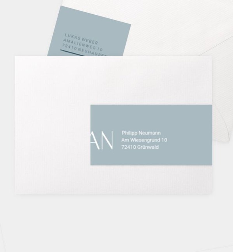 Adressaufkleber Konfirmation Konfirmationsbote