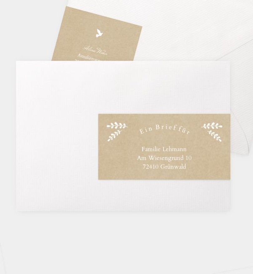 Adressaufkleber Firmung Gottes Segen · Crafty