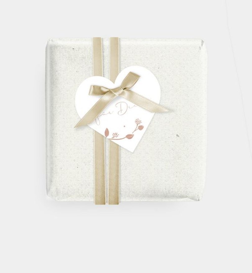 Geschenkanhänger Firmung Blätterkranz