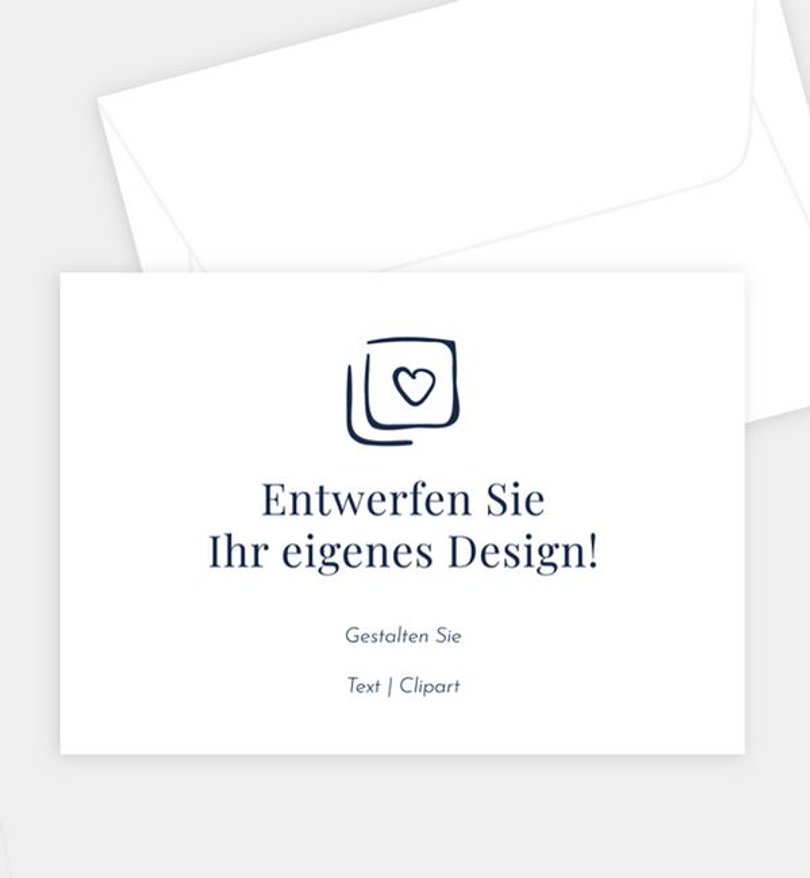 Briefumschlag Konfirmation Blanko Design