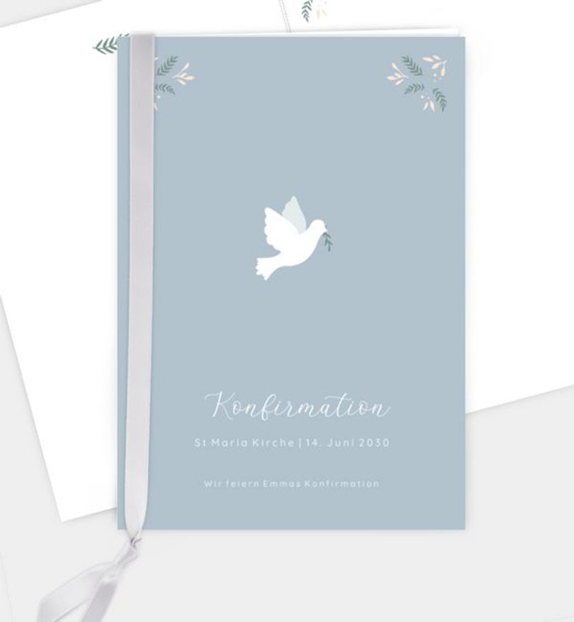 Kirchenheft Konfirmation Flying Bird