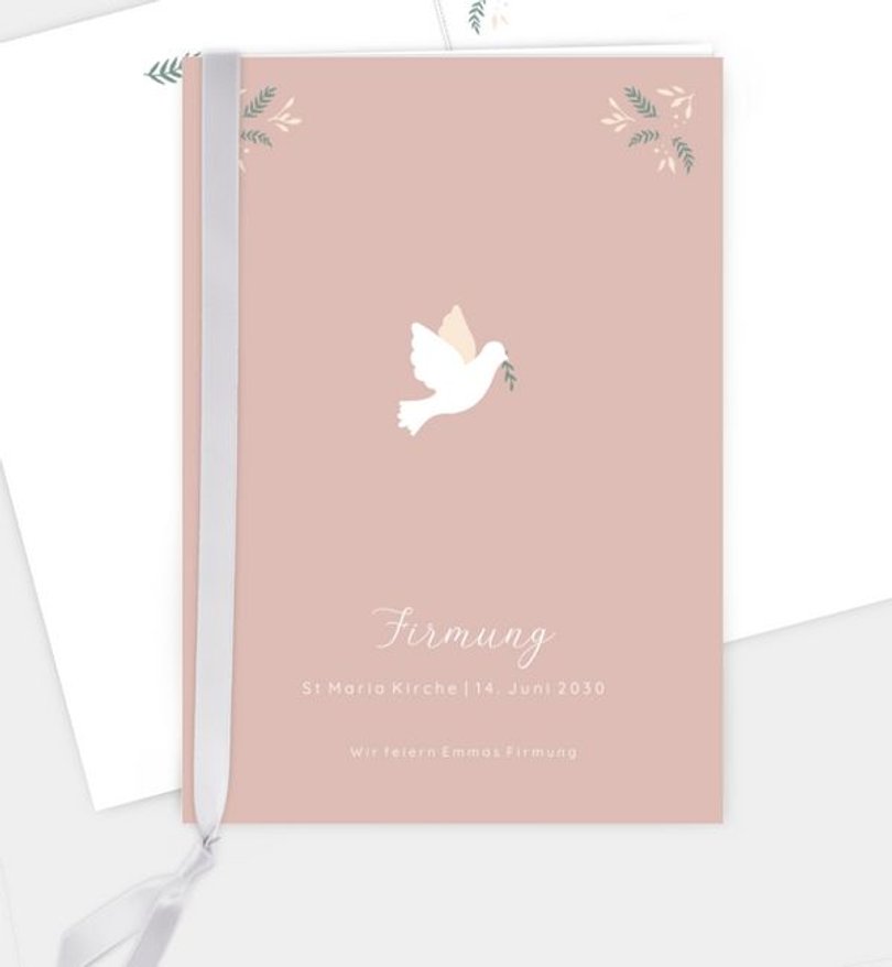 Kirchenheft Firmung Flying Bird