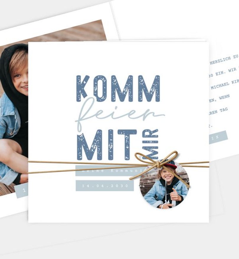 Einladungskarte Kommunion My Day