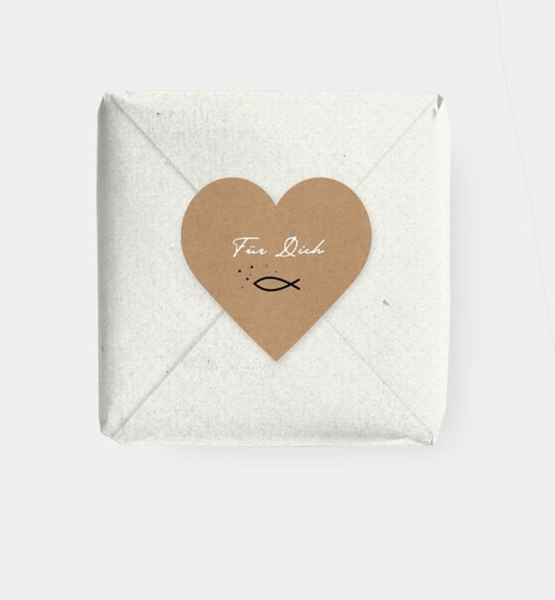 Geschenkaufkleber kommunion/geschenkaufkleber/occasion Familienpost · Crafty