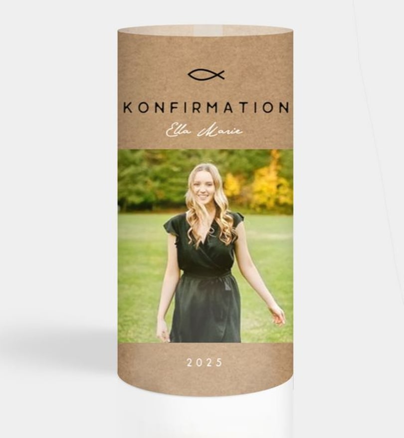 Windlichtkarte konfirmation/windlichtkarte/occasion Familienpost · Crafty