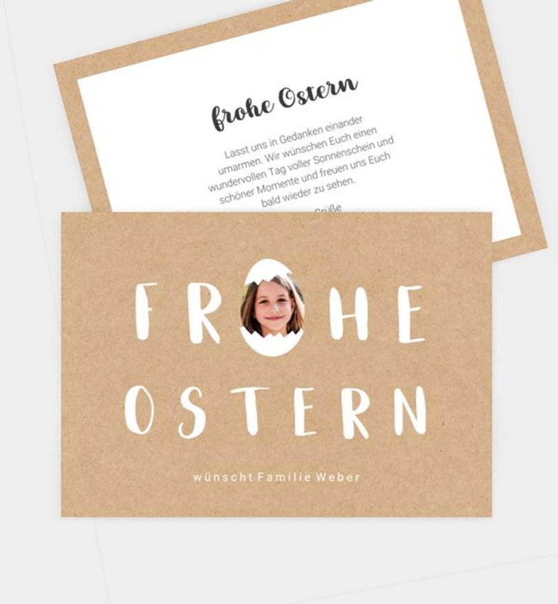 Grußkarte Ostern Piep!