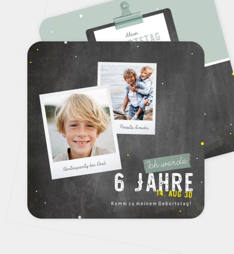 Einladungskarte Kindergeburtstag Meine neue Welt