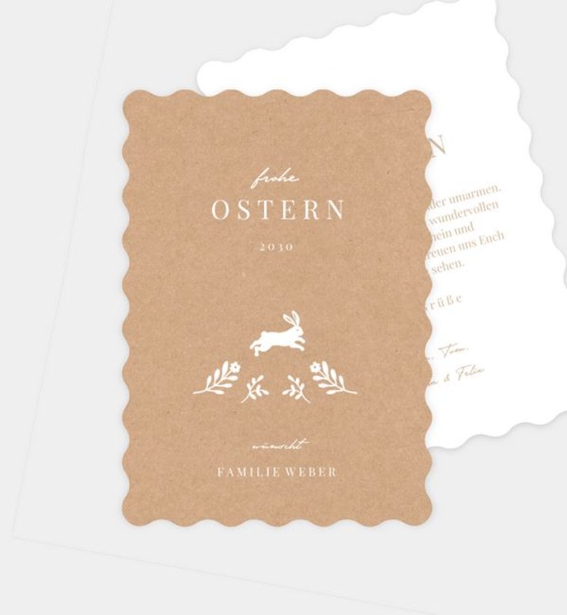 Grußkarte Ostern Nature