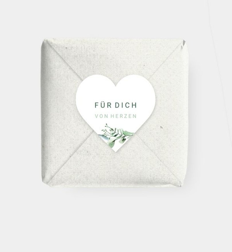 Geschenkaufkleber Firmung Sagenhafter Fisch