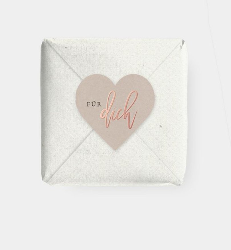 Geschenkaufkleber Geburtstag Rosegold-Crafty