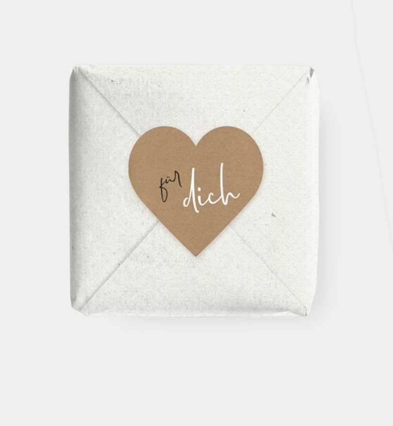 Geschenkaufkleber Geburtstag Handmade