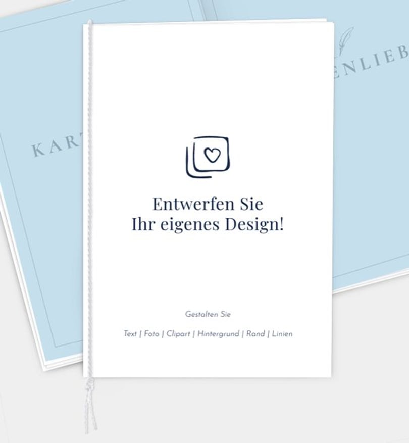 Kirchenheft Hochzeit Blanko Design