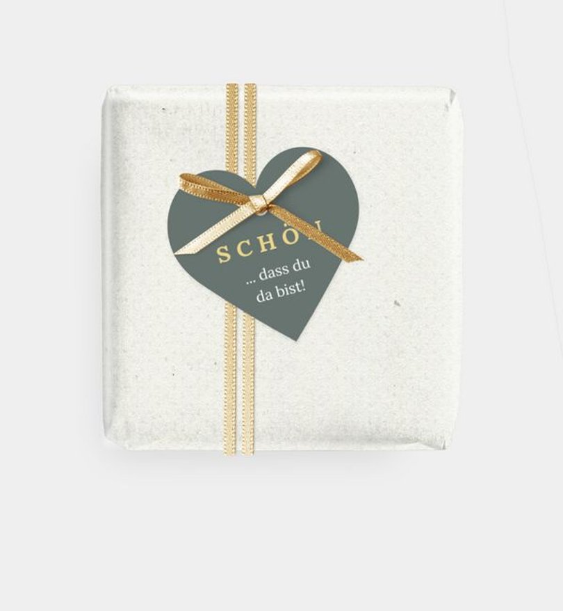 Geschenkanhänger Geburtstag Einfaches Raster
