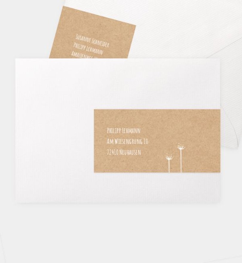 Adressaufkleber Hochzeit Vintage Love
