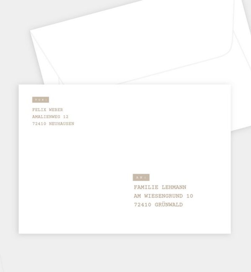 Briefumschlag Kommunion My Day · Crafty