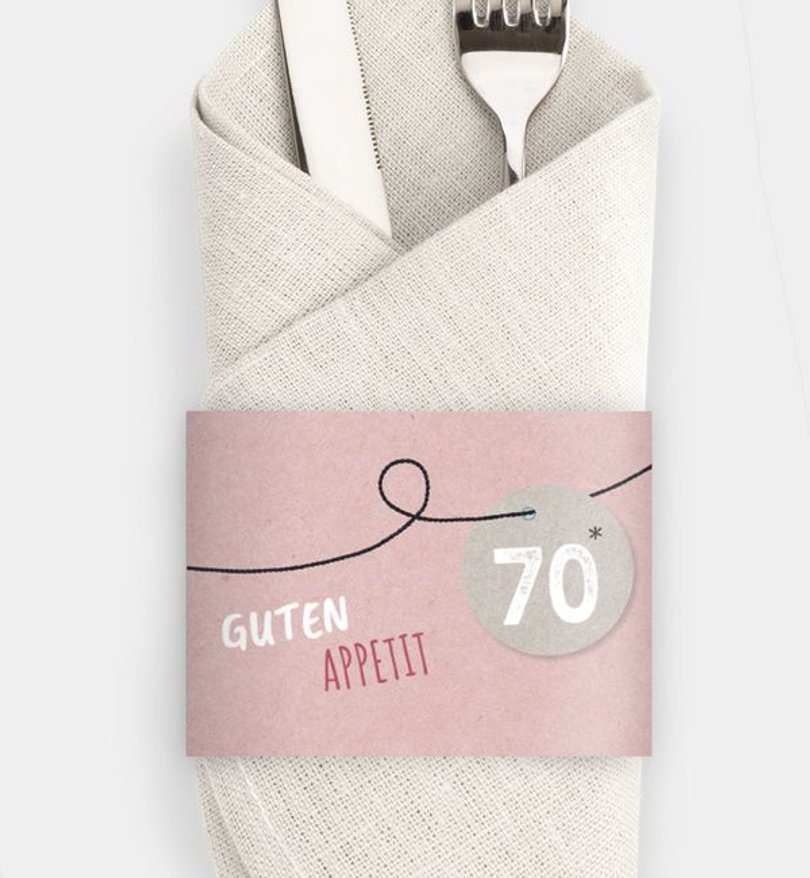Besteck Servietten-Zubehör Geburtstag Filmstreifen
