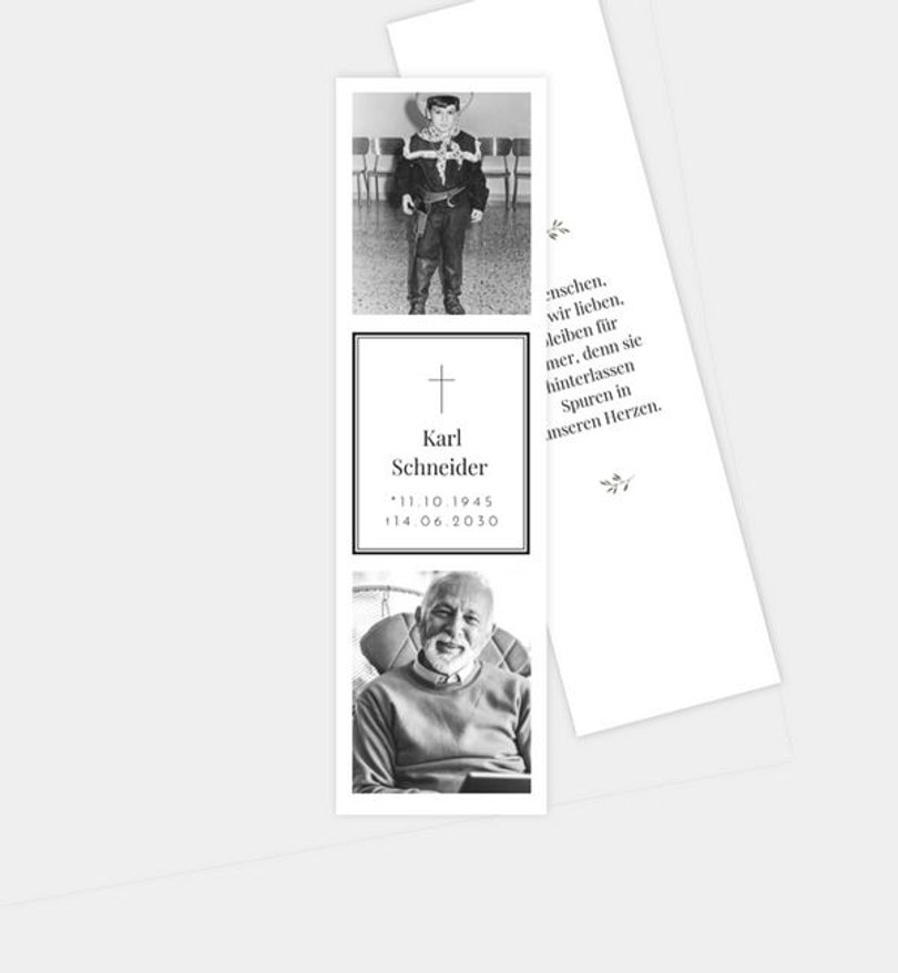 Sterbebilder Trauer In Memoriam