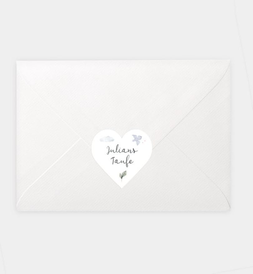 Siegelsticker Taufe Arche