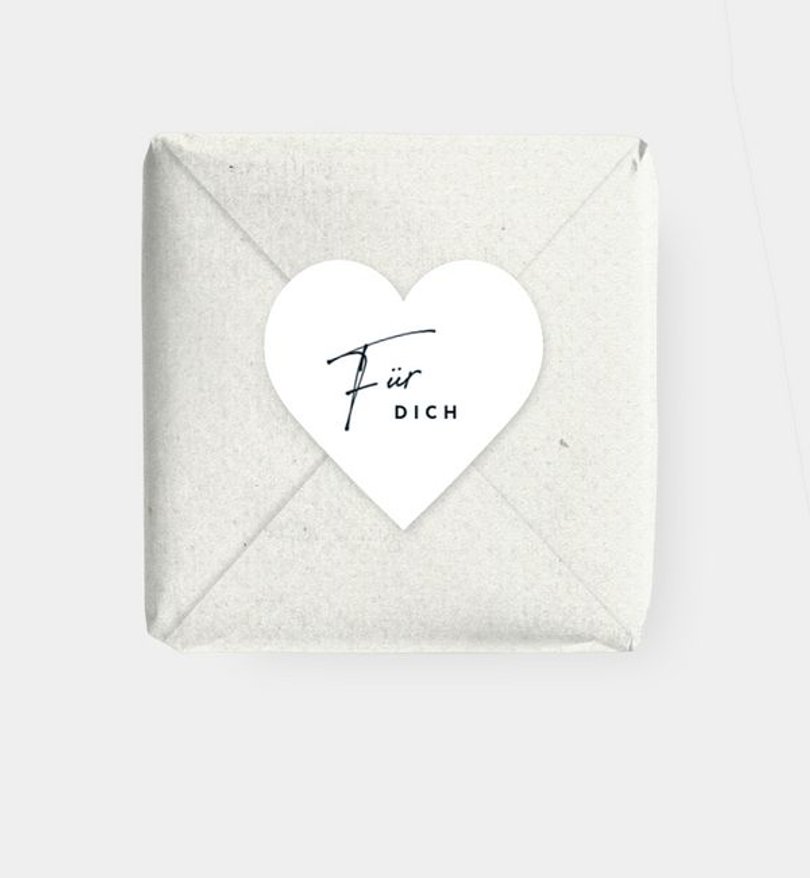 Geschenkaufkleber Geburt Herzstück