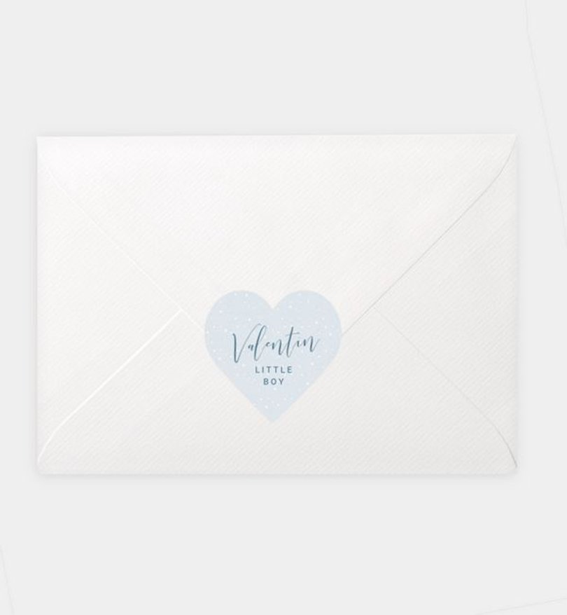 Siegelsticker Geburt Sweet Sky
