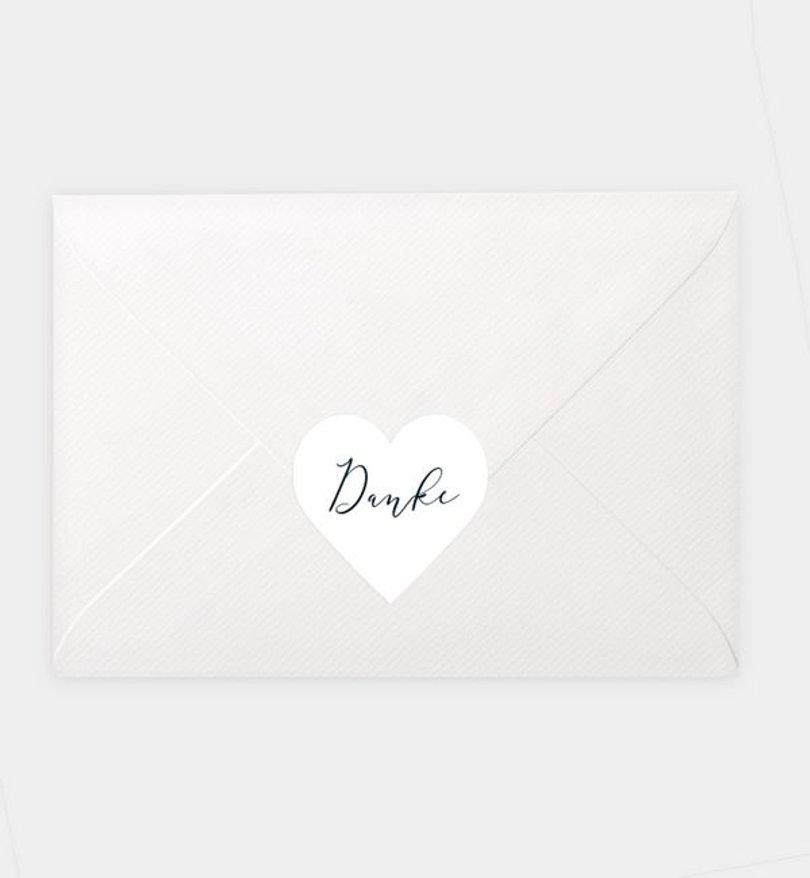 Siegelsticker Hochzeit Einzelstück