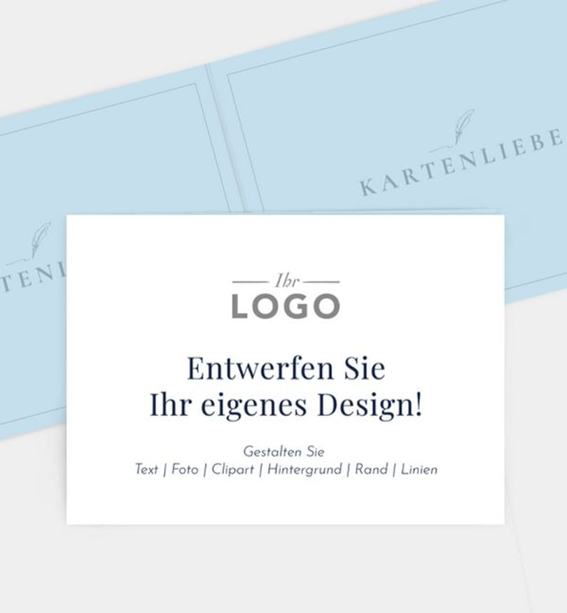 Weihnachtskarte Weihnachten/Geschäftlich Blanko Design