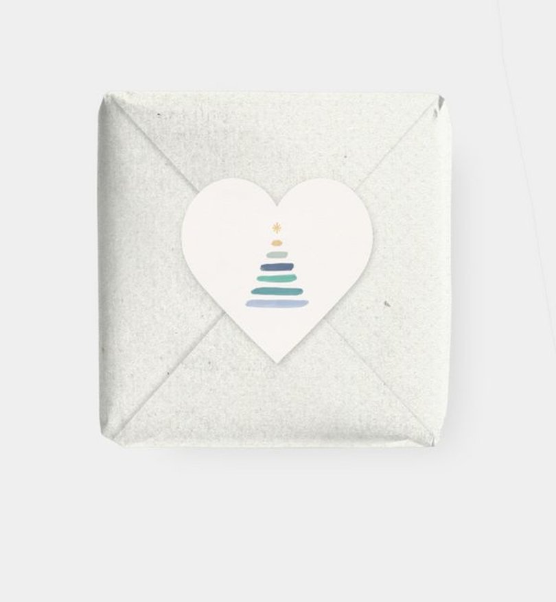 Geschenkaufkleber Geschäftlich Festtagsfreude