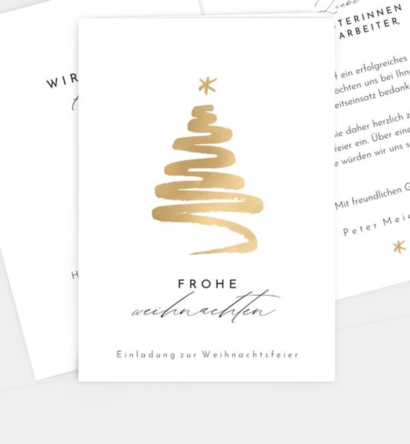 Weihnachtsfeier Weihnachtsfeier Golden Tree