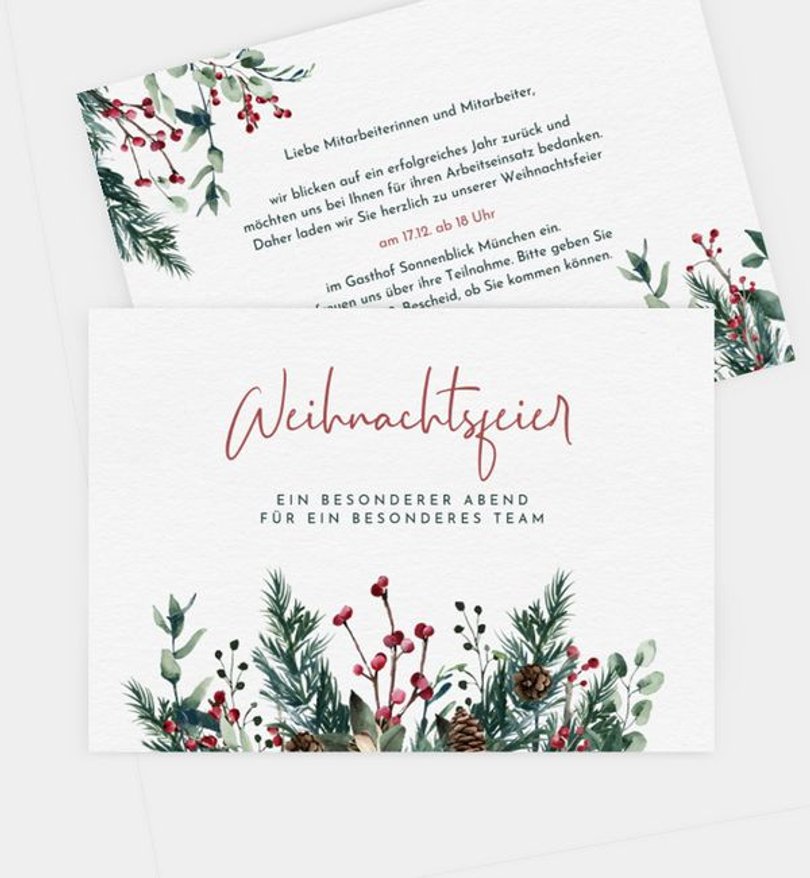 Weihnachtsfeier Weihnachtsfeier Crafty Green · Vintage