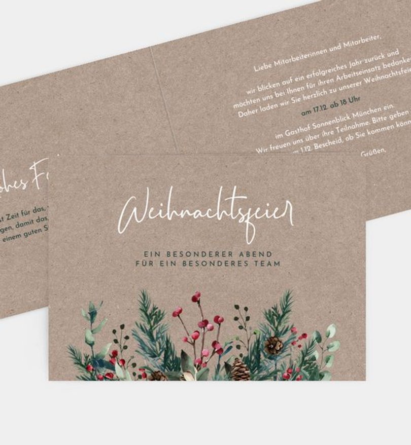 Weihnachtsfeier Weihnachtsfeier Crafty Green · Vintage
