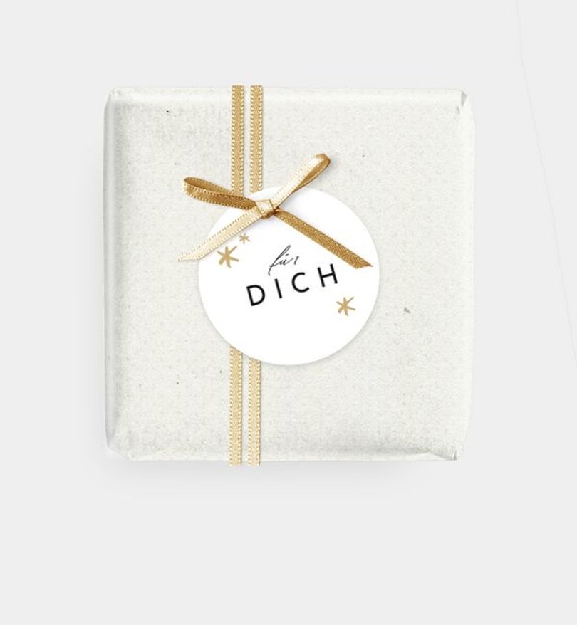 Geschenkanhänger Weihnachten Golden tree · Classic