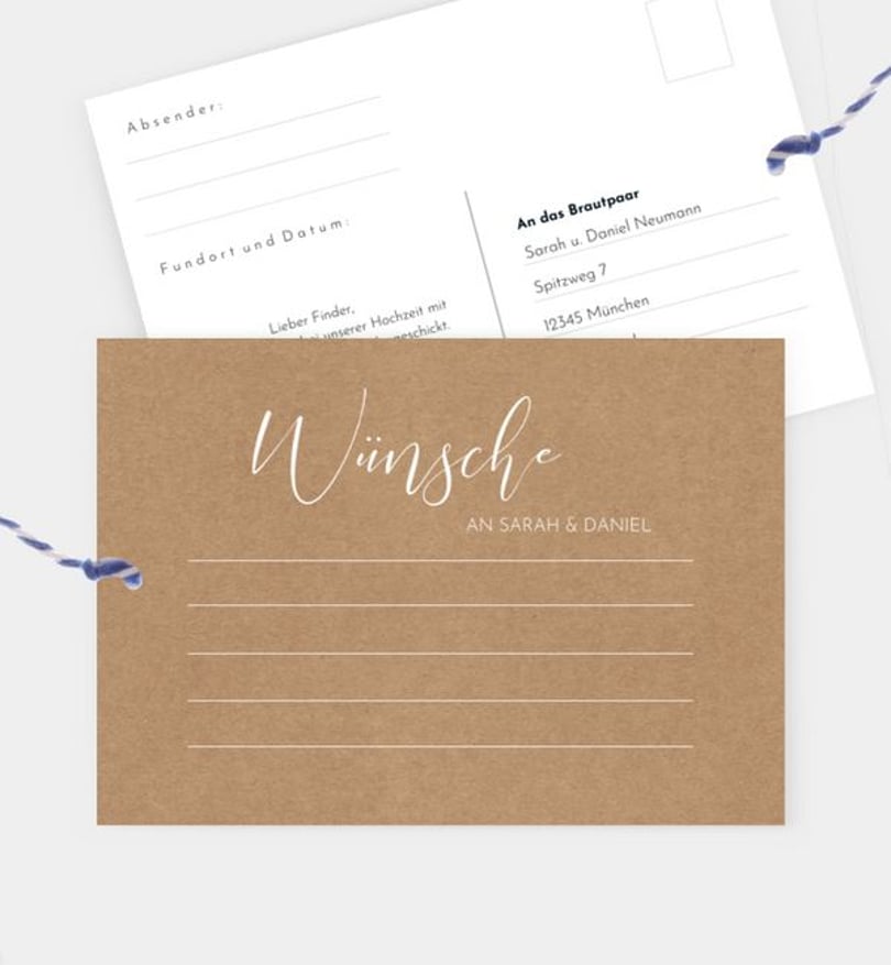 Ballonkarte Hochzeit Easy Wedding