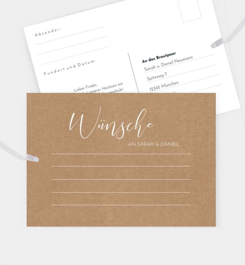Ballonkarte Hochzeit Easy Wedding
