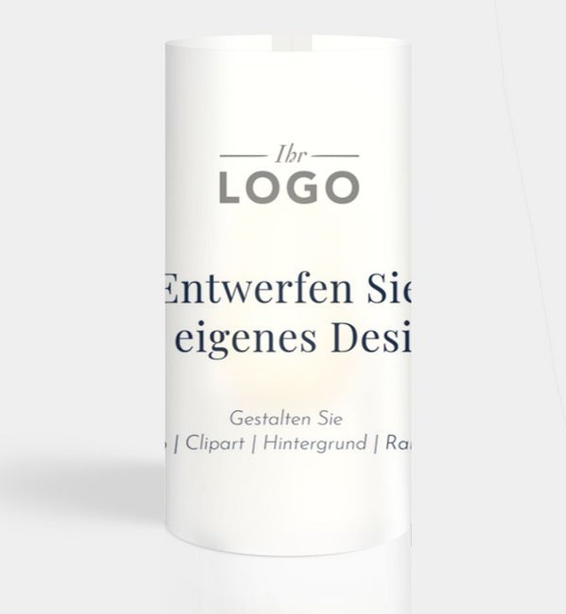 Windlichtkarte Geschäftlich Blanko Design