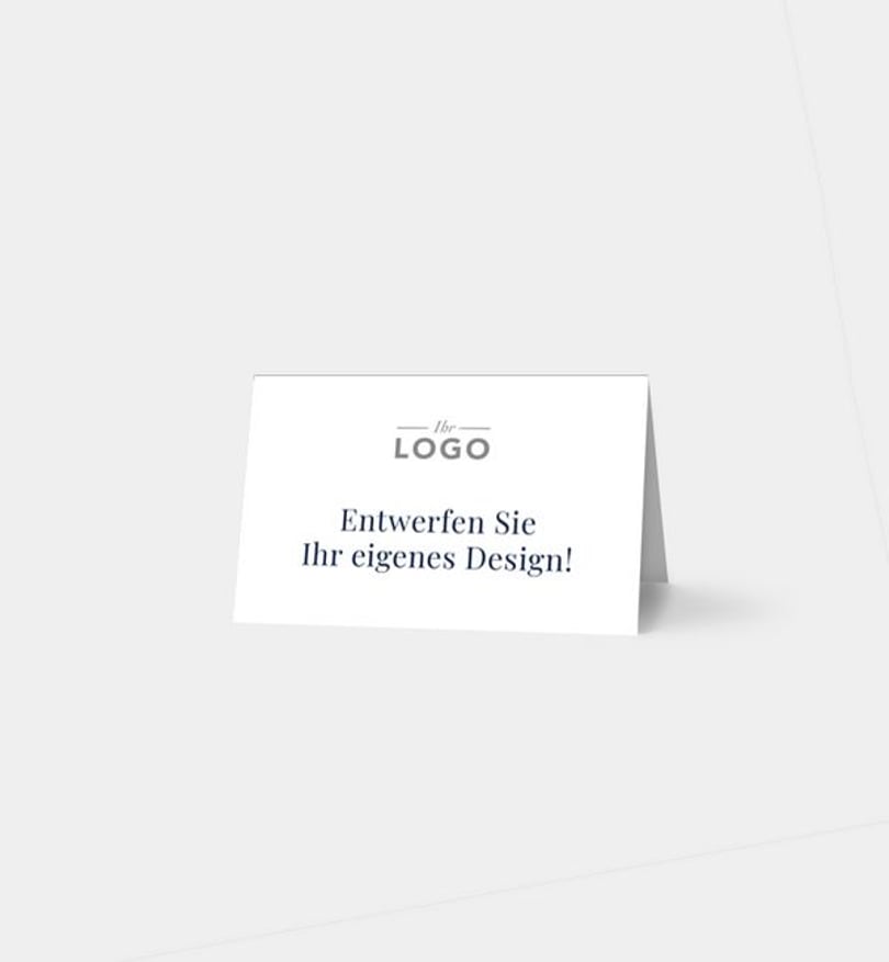Tischkarte Weihnachten Geschäftlich Blanko Design