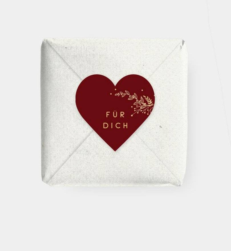 Geschenkaufkleber Weihnachten Festliches Ornament