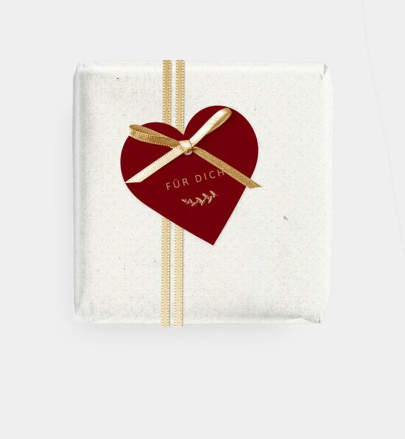 Geschenkanhänger Weihnachten Festlicher Kranz