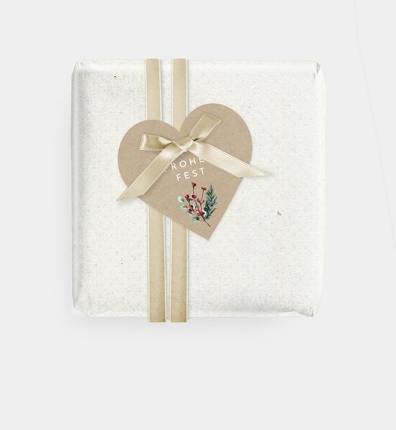 Geschenkanhänger Weihnachten Crafty green · Vintage