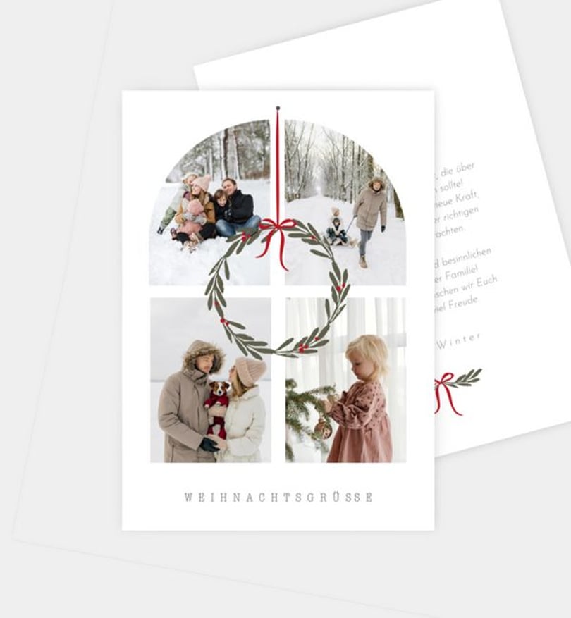 Weihnachtskarte Weihnachten/Privat Hygge House