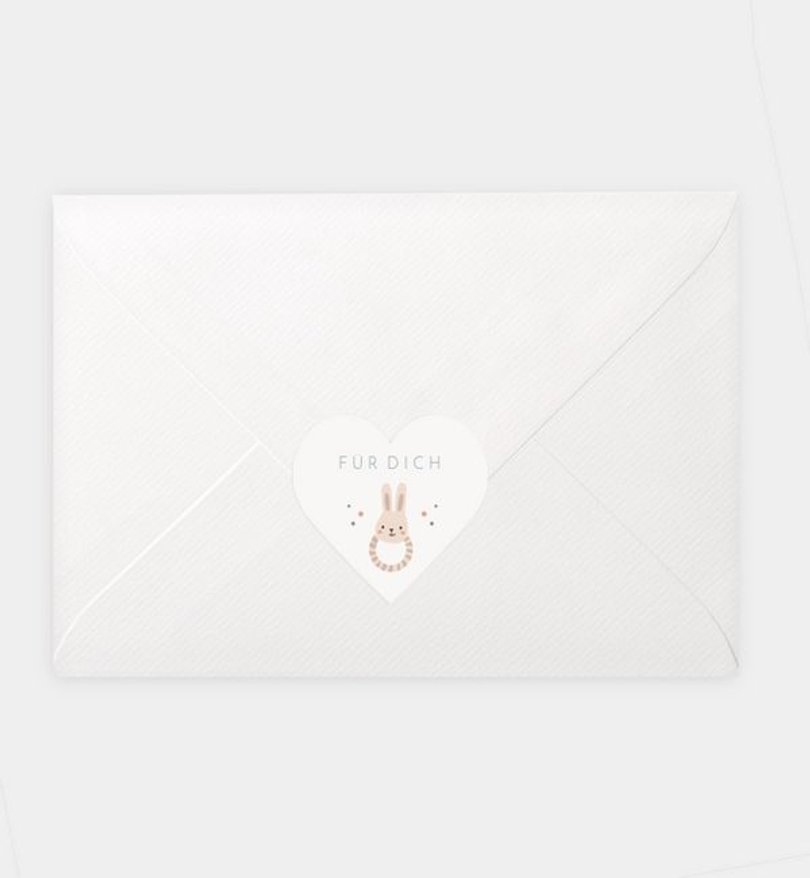 Siegelsticker Babyshower Boho Wimpel