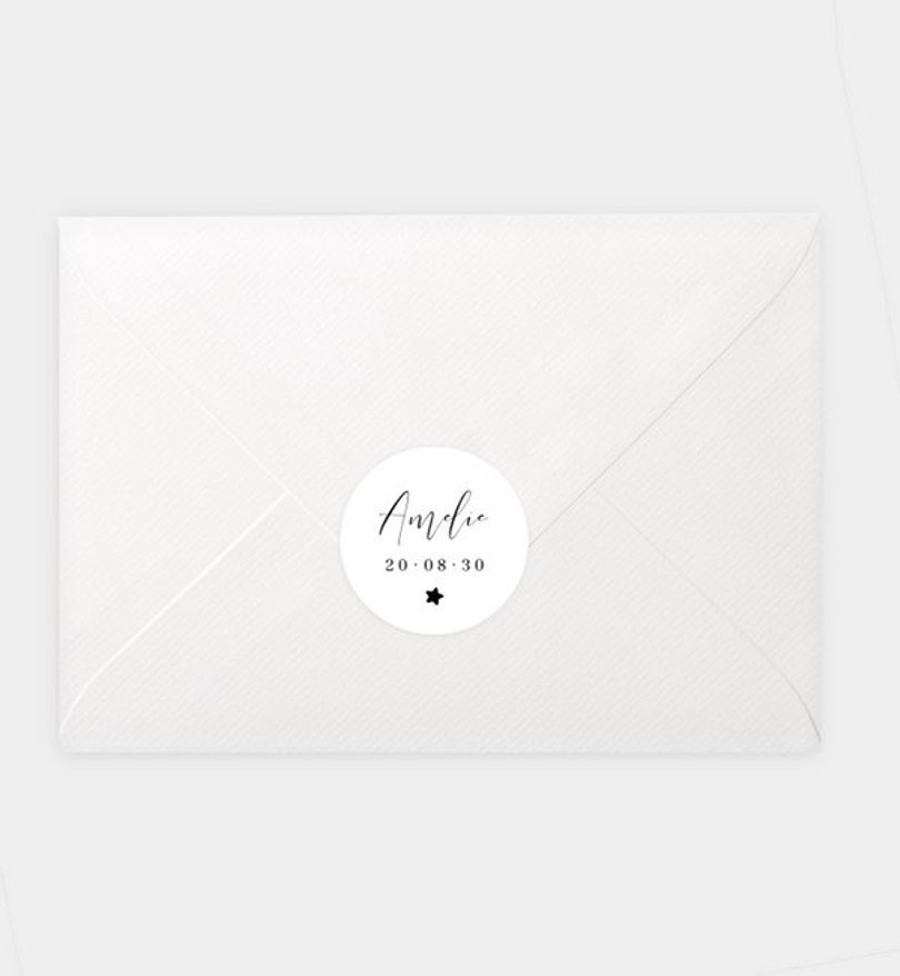 Siegelsticker Babyshower Endless Love