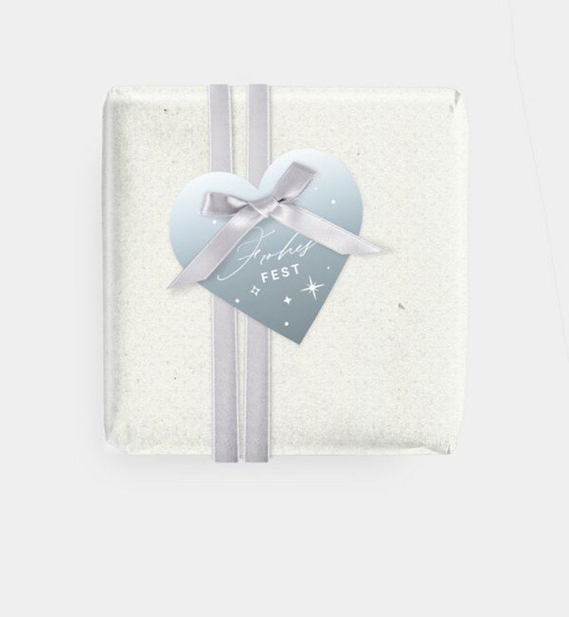 Geschenkanhänger Weihnachten Funkelnder Wunsch