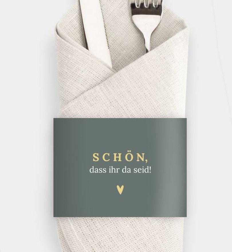 Besteck Servietten-Zubehör Dinner Einfaches Raster