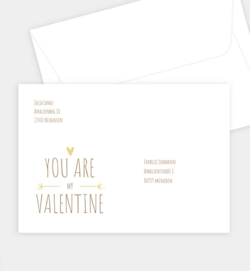Briefumschlag valentinstag/briefumschlag/occasion Vintage Love · Crafty