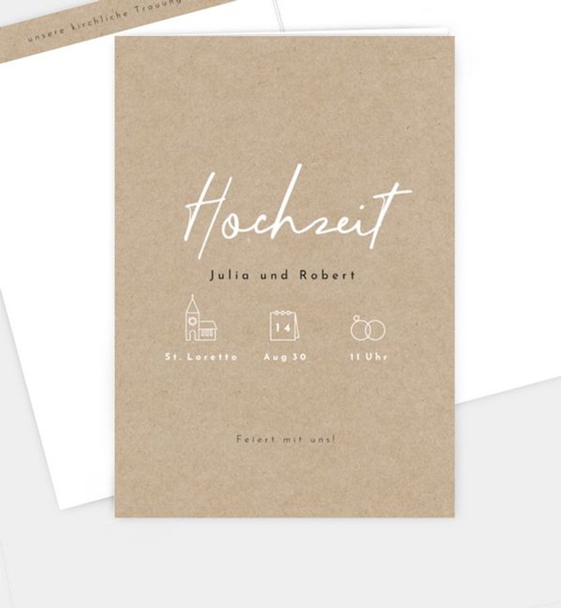 Kirchenheft Hochzeit Nice day